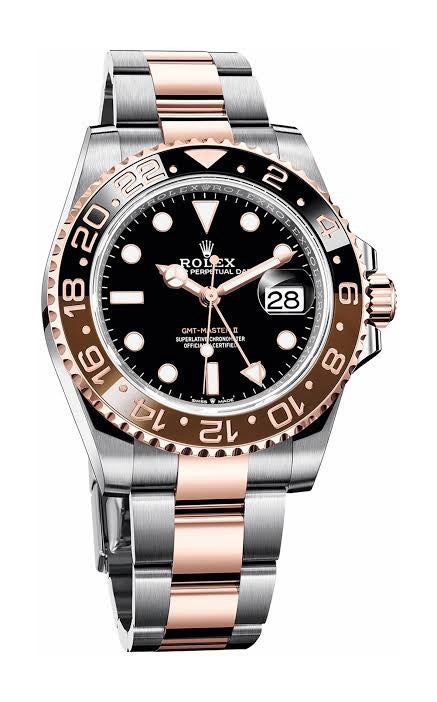 Buy Rolex GMT Master II Rootbeer Metal Strap | Premium Automatic Pure First Copy Watch – Maurya Watch India