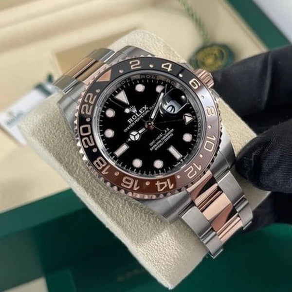 Buy Rolex GMT Master II Rootbeer Metal Strap | Premium Automatic Pure First Copy Watch – Maurya Watch India