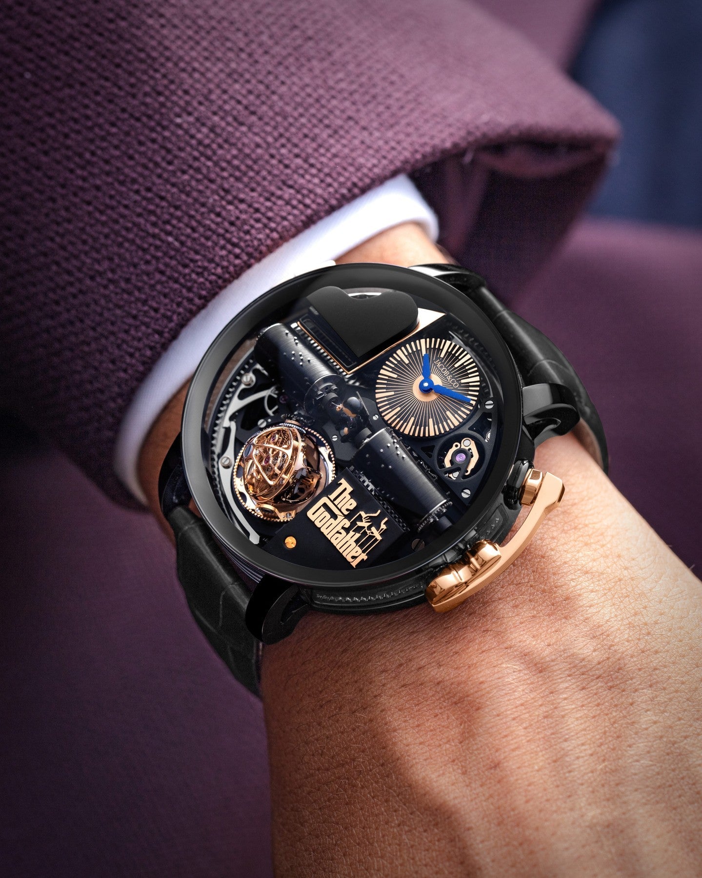 🕴️ Jacob & Co. Godfather Watch | Musical Automatic Masterpiece ⌚🎶