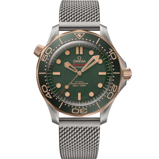 Buy OMEGA Seamaster Diver 300M Deep Green Mesh Chain | Premium Automatic Pure First Copy Watch – Maurya Watch India